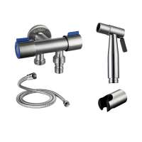 Portable Jet Fresh Water Shower Set 304 Stainless Steel Handheld Wash Basin Toilet Spray Gun