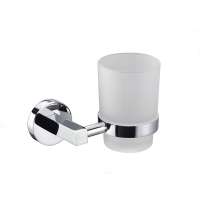 Zinc Brushed Toothbrush Holder Cup Portable Tumbler Holder for Bathroom