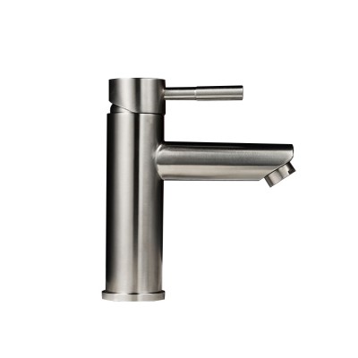 304 stainless steel hot cold water mixer wash with bathroom single lever handle taps  Brush basin  faucet