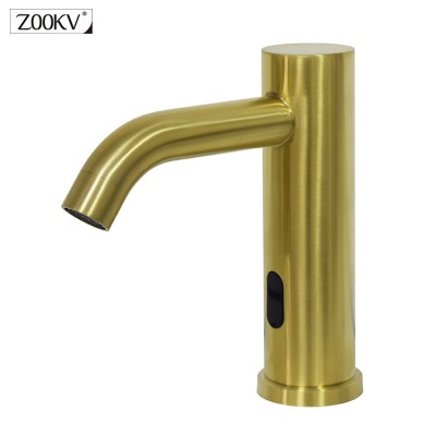 304 Stainless Steel Touchless Commercial Infrared gold black Automatic Sensor water faucet for Bathroom wash basin mixer tap