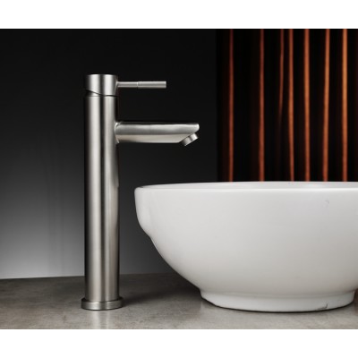 Factory bathroom sink tap deck mounted wash hand stainless steel basin faucet Hot and cold basin water faucets