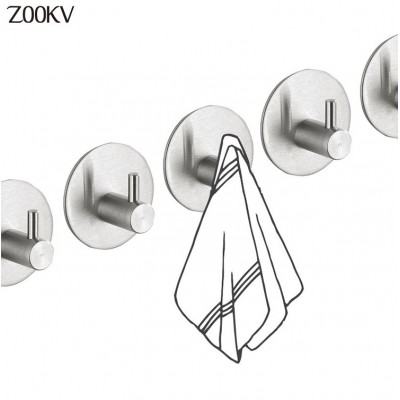 Wholesale stainless steel custom door coat clothes shower water-resistant kitchen hook cheap wall mounted single bath hook